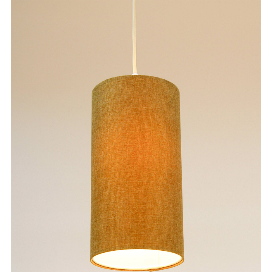 Suspension en lin rond Boho Elegant
