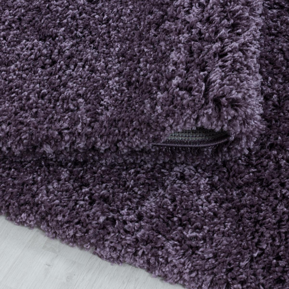 Tapis poils longs shaggy tissé motif uni UNI I
