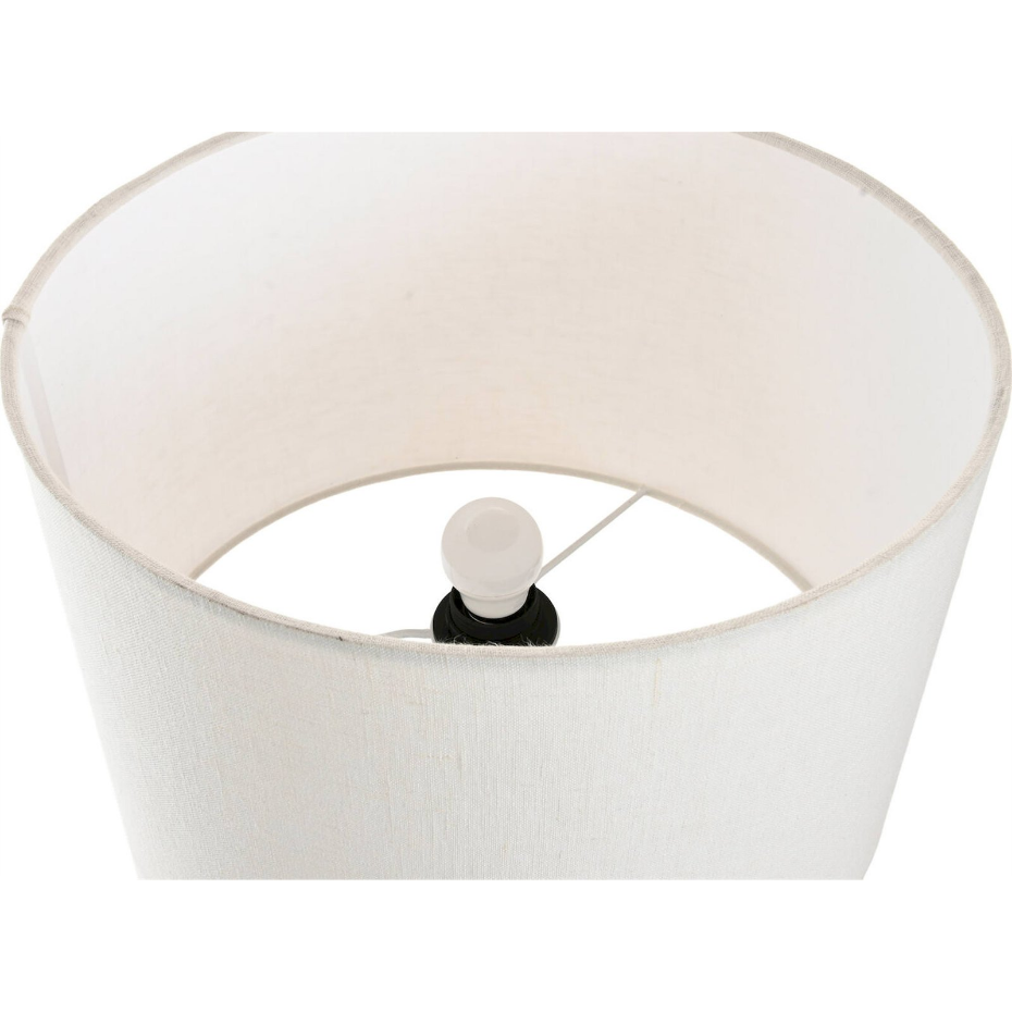 Lampe de table carrée en laiton et os Item Home India Lamps 1c25