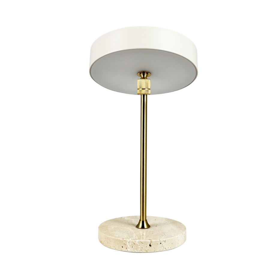 Lampe à poser LED MOONLIGHT noir, marbre