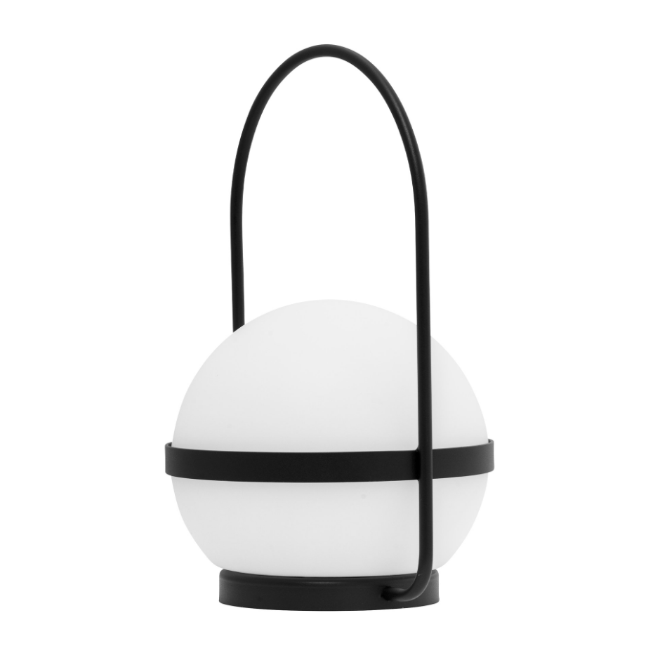Lanterne solaire en métal noir SUMMER