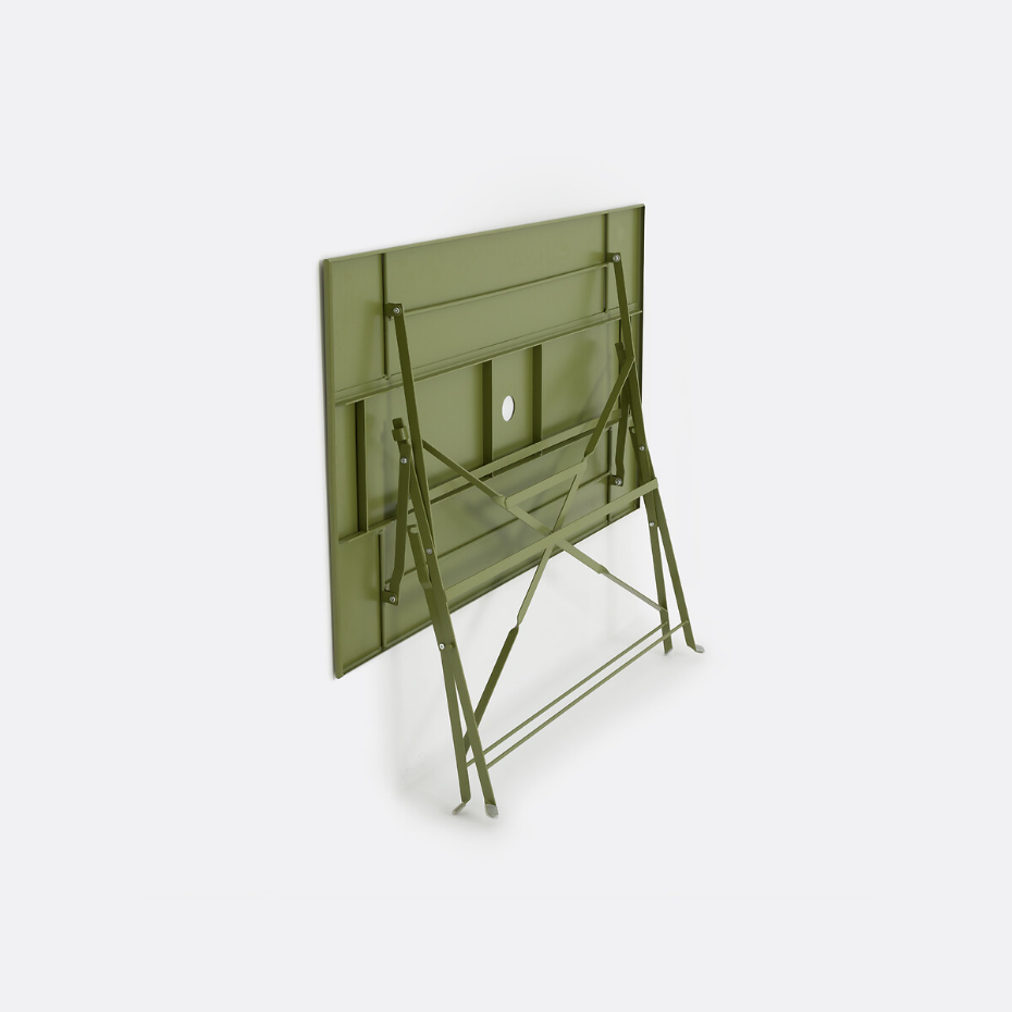 Table pliante rectangulaire, métal fer Ozevan