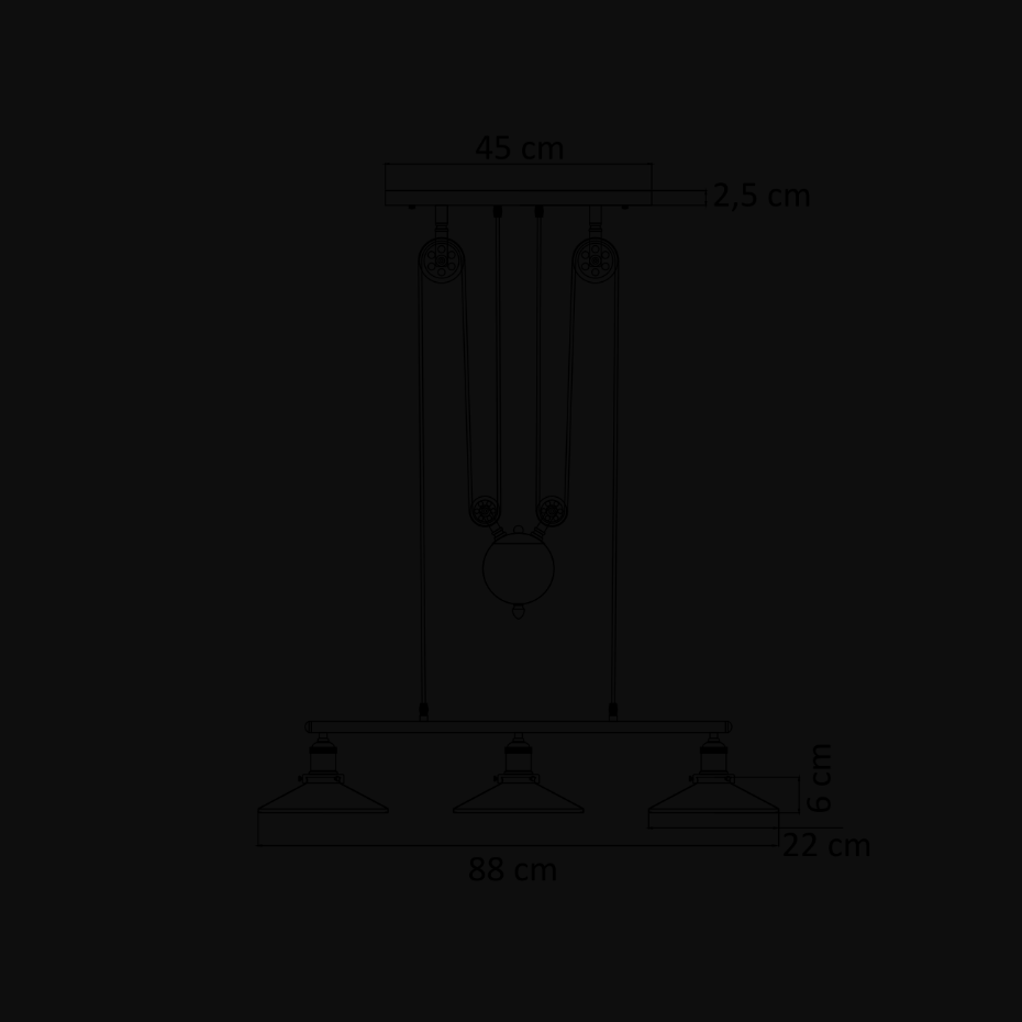 Suspension design multiple - PIATTINO