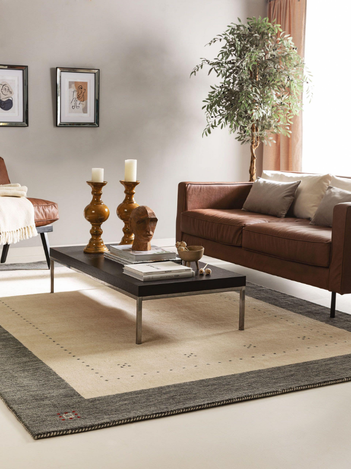 Tapis de laine tissé main JAMAL