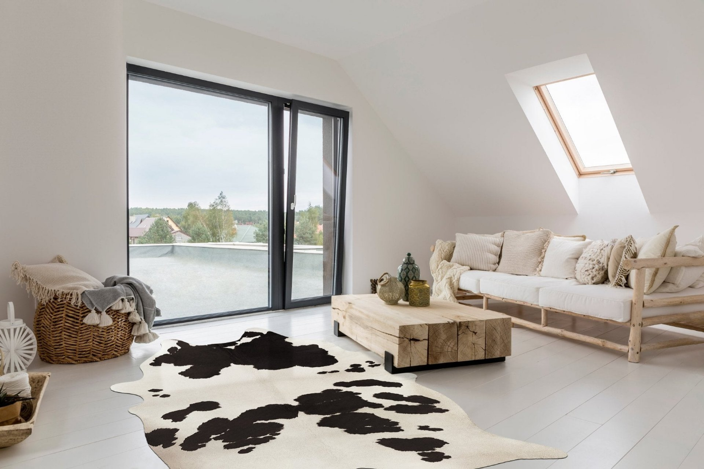 Tapis style peau de vache LILY