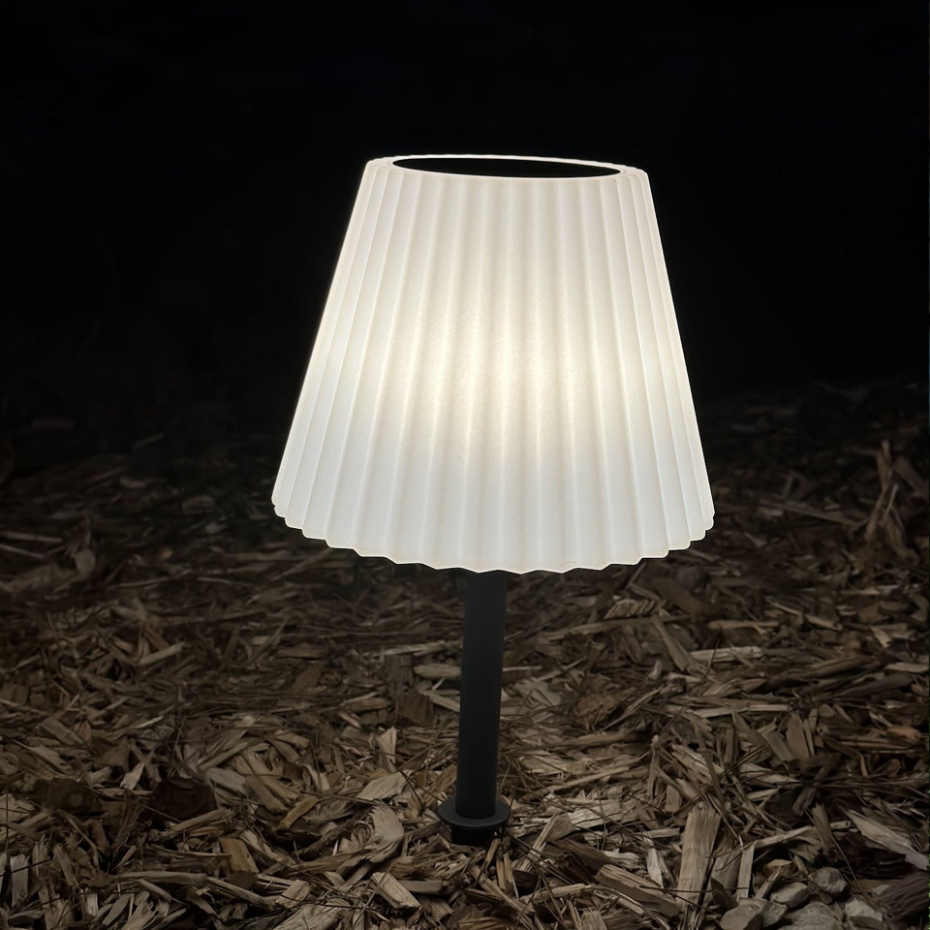 Lampe de table solaire à poser ou à piquer LADY SPIKE H62cm