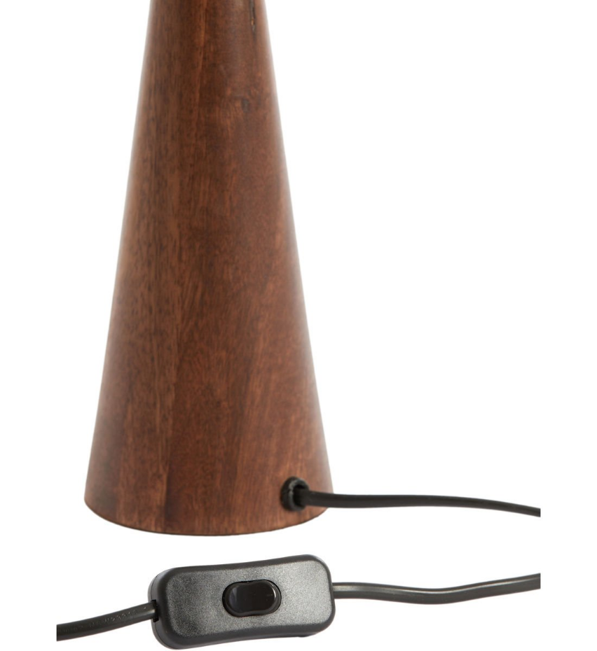 Pied De Lampe - Festina - H33 Cm - Marron
