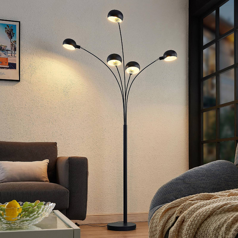 Lampadaire en métal moderne, Jewa