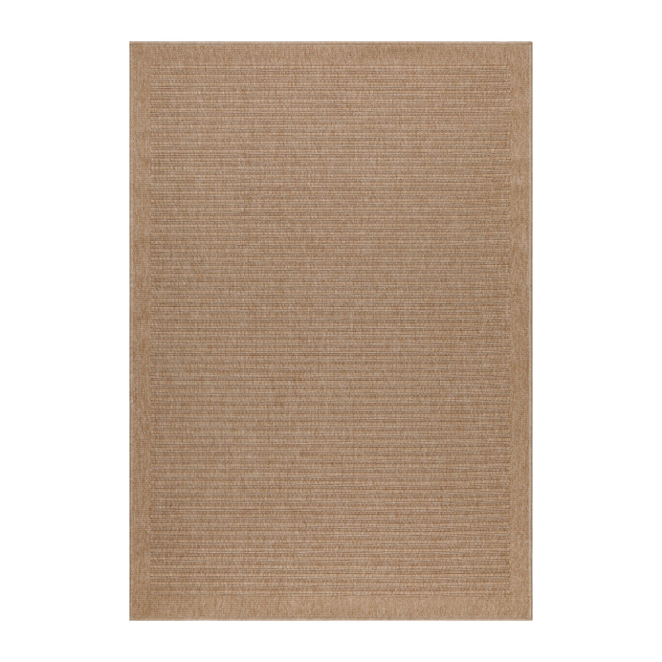 Tapis intérieur extérieur aspect jute à rayures DHAKA