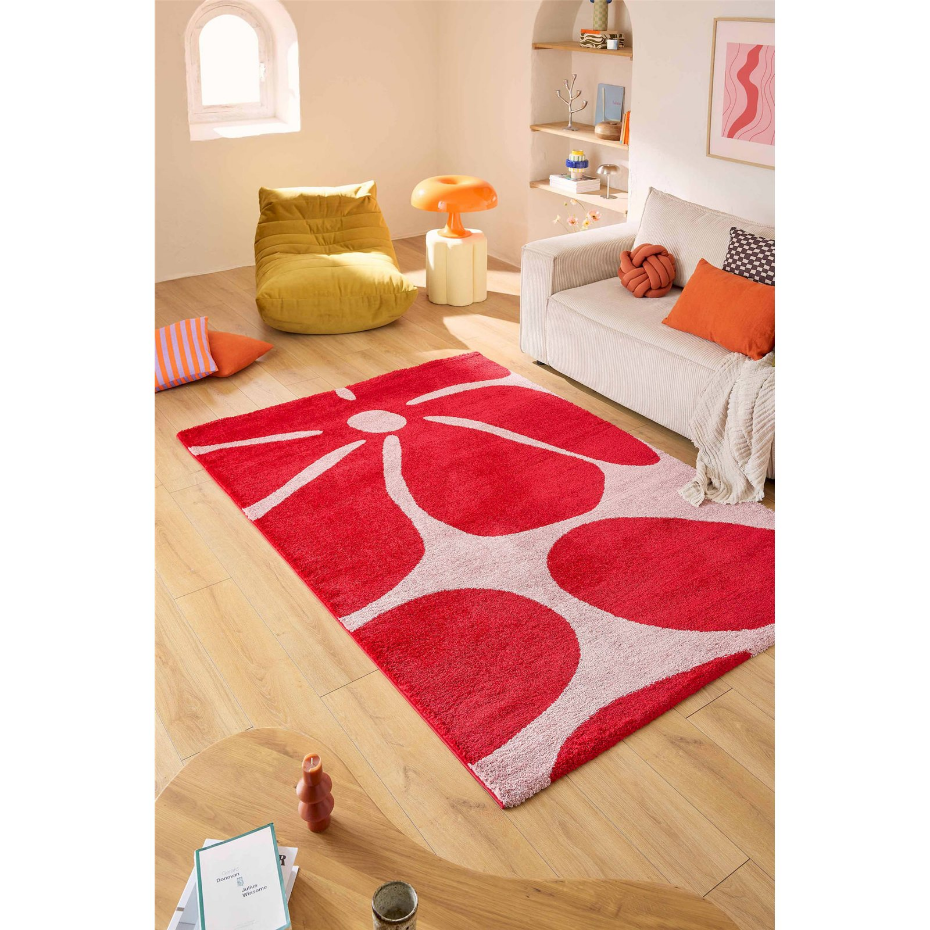 Tapis rectangulaire en polypropylène GROOVY