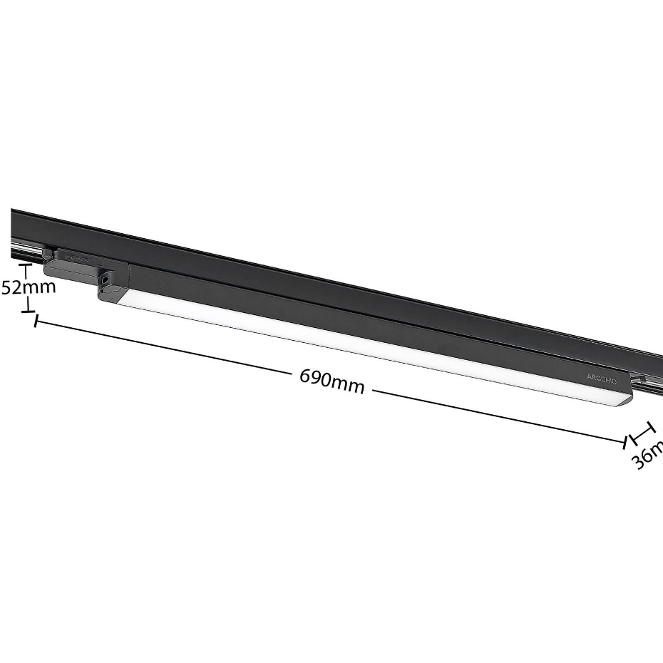 Projecteur pour rail électrique en aluminiumLED