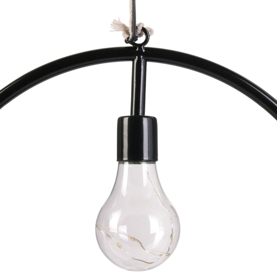 Suspension LED décorative avec plante Garden - H. 35 cm