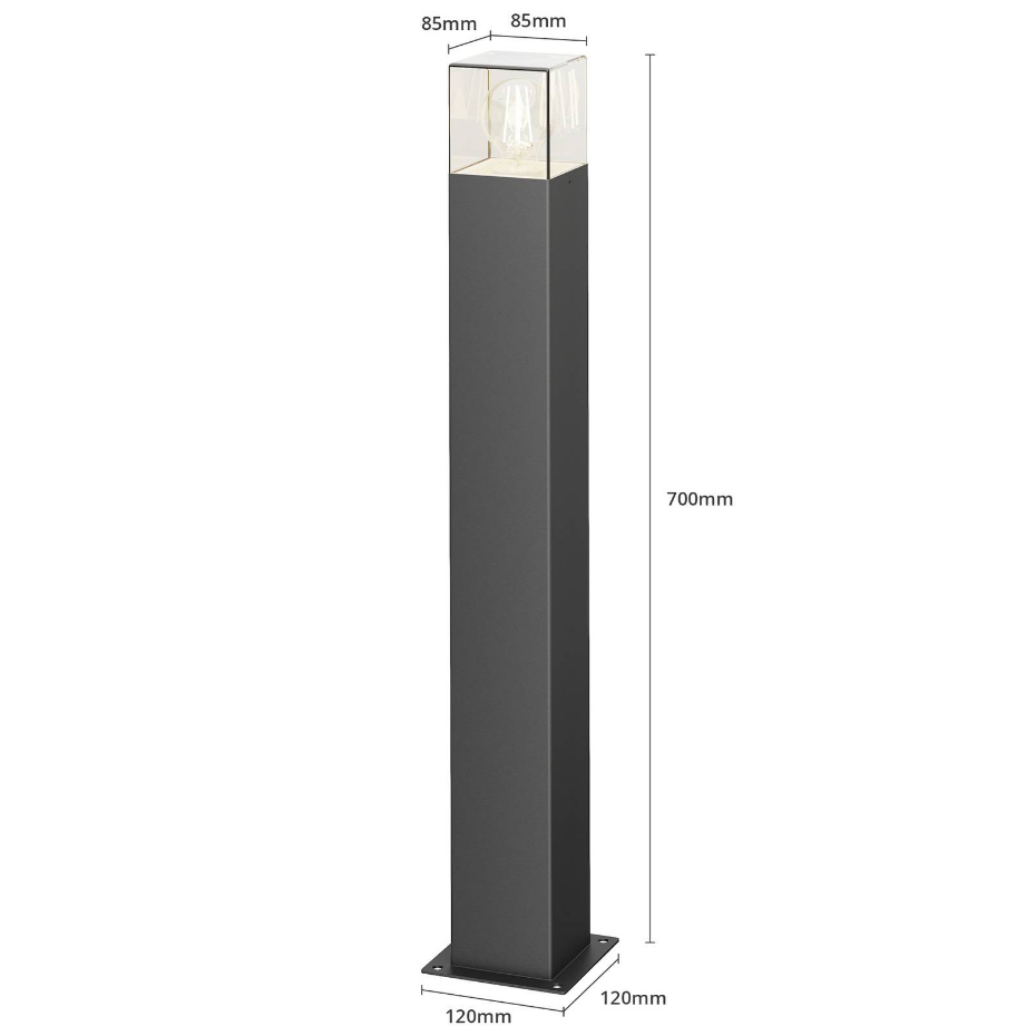 Luminaire extérieur en aluminium moderne