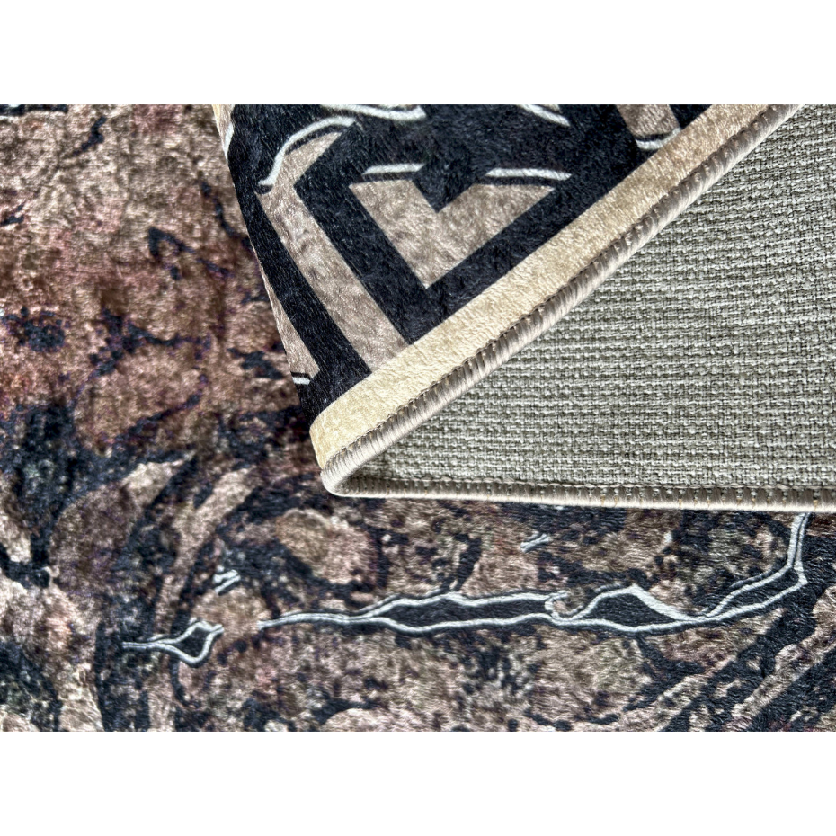 Tapis rectangulaire en polyester imprimé STAMPA