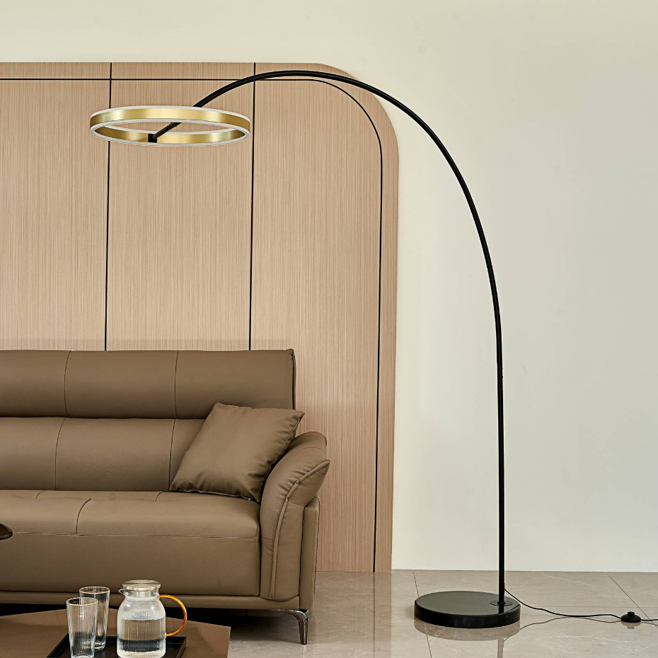 Lampadaire en métal designLED, Yekta