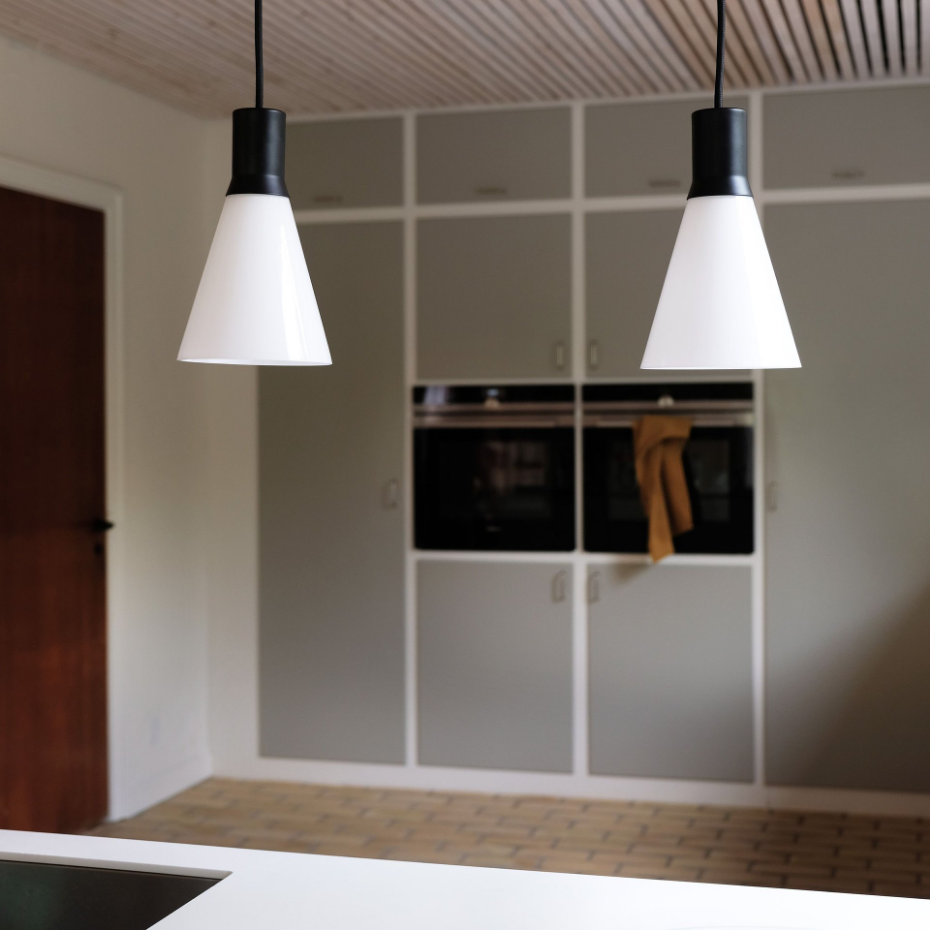 Suspension en verre et métal GENT 2 pièces
