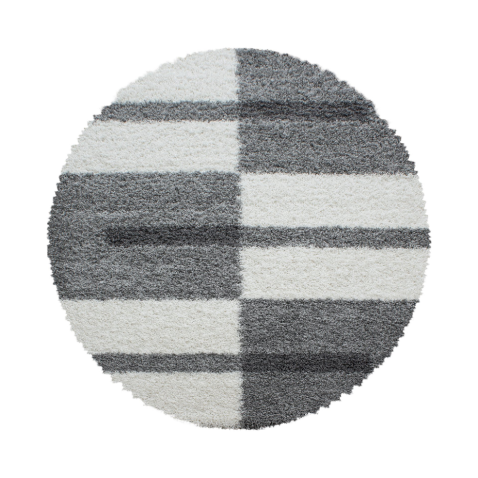Tapis shaggy à motif géométrique GALA