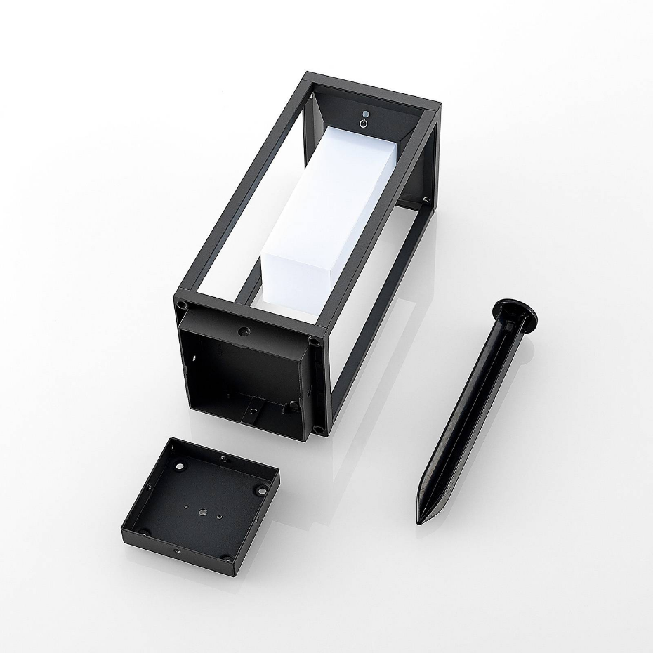 Lampe solaire en verre moderneLED, Eliel