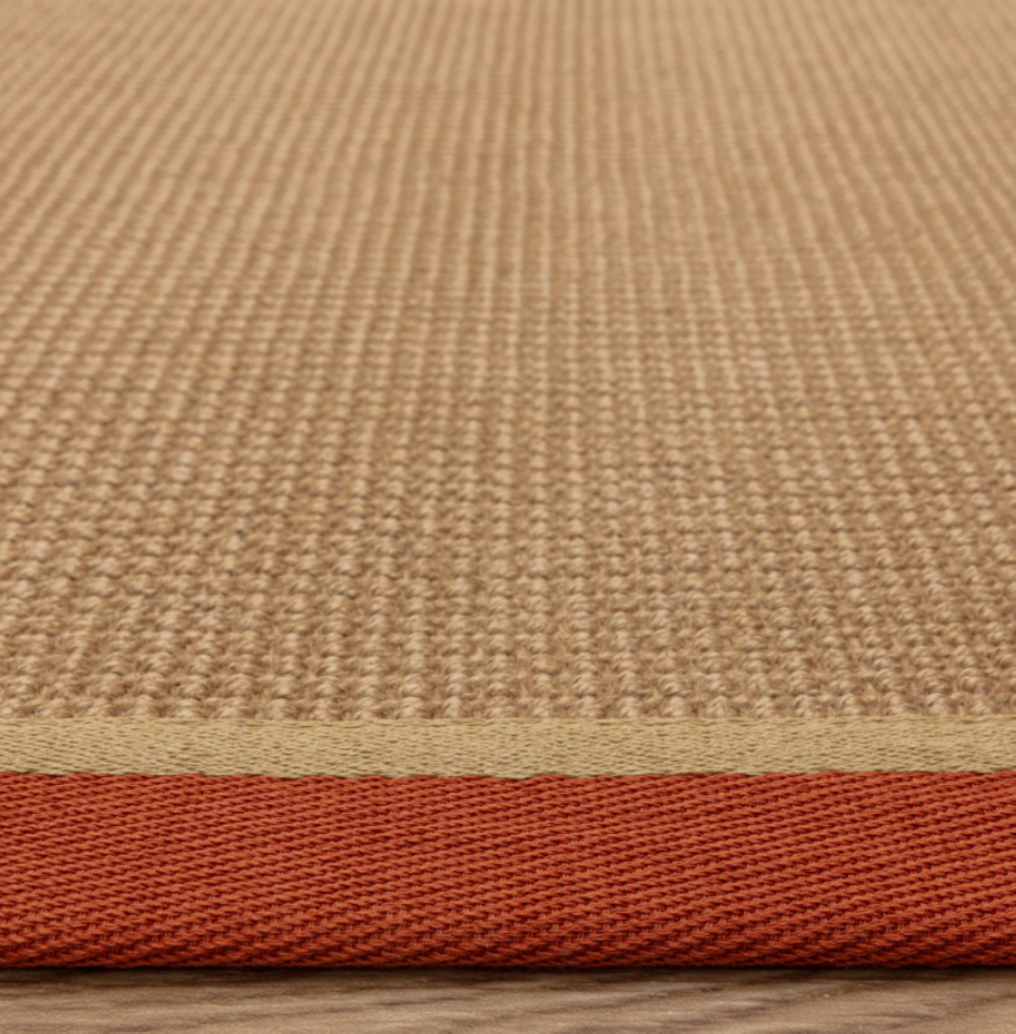Tapis chambre et salon en jute moderne DORO