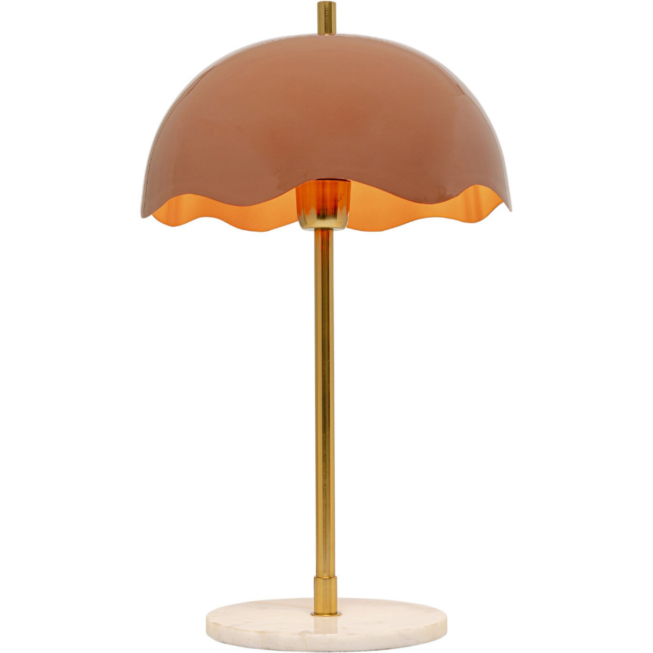 Lampe en acier et marbre, LIA