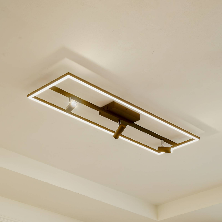 Plafonnier en aluminium moderneLED, Yvor