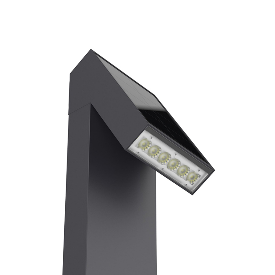 Balise solaire à fixer ou à planter SOLTEK TALL H56cm