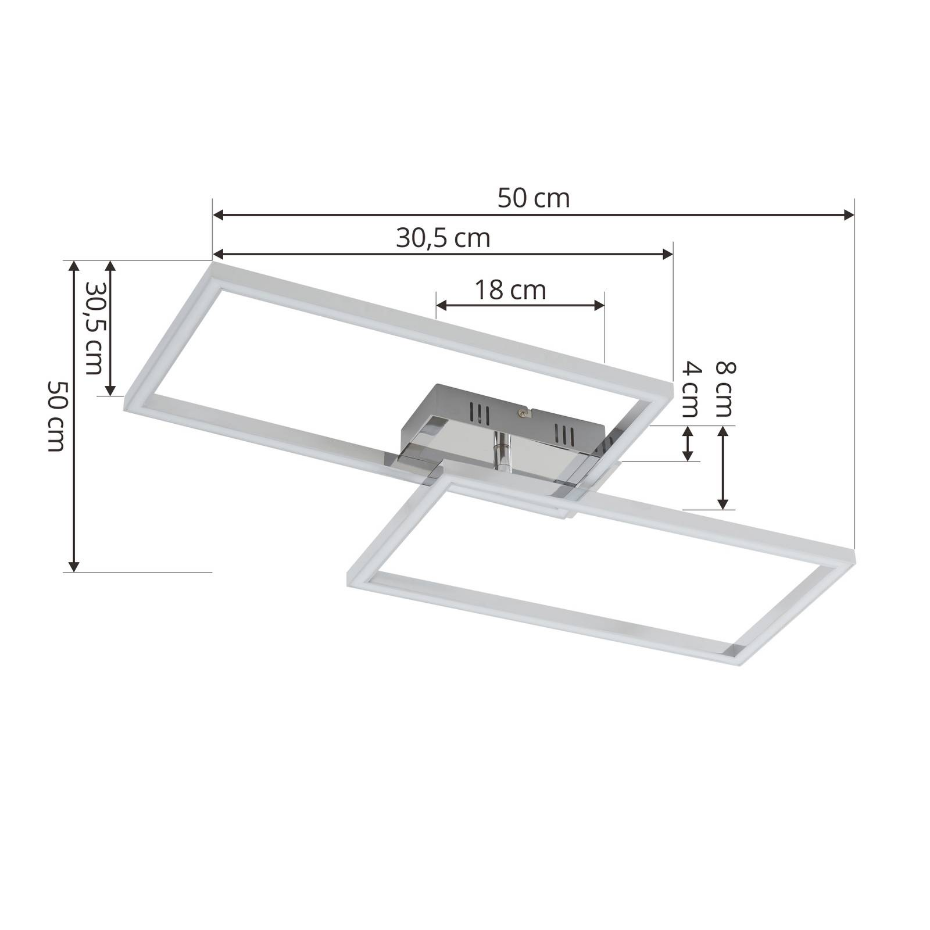 Plafonnier moderneLED, Panja