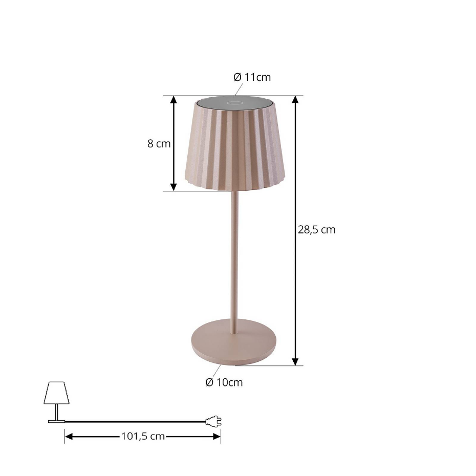 Luminaire de terrasse en aluminium moderneLED