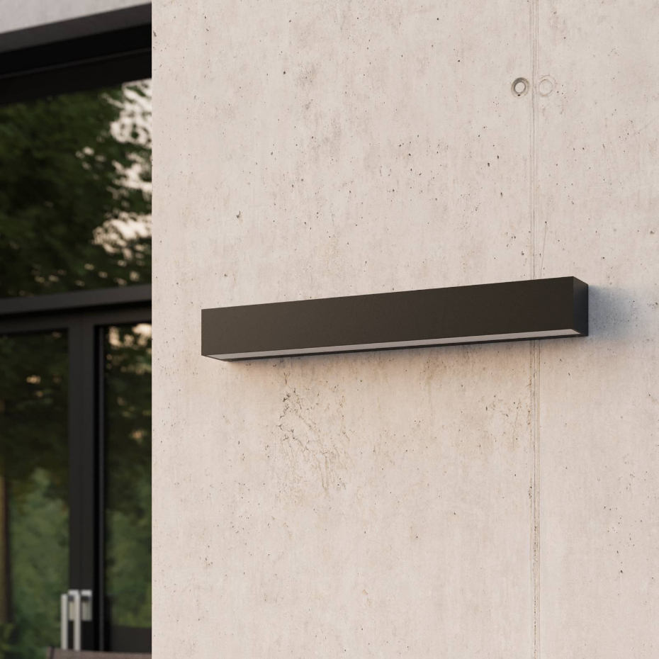 Applique extérieure en aluminium moderneLED