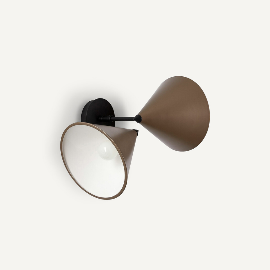 Applique double cône, Moke