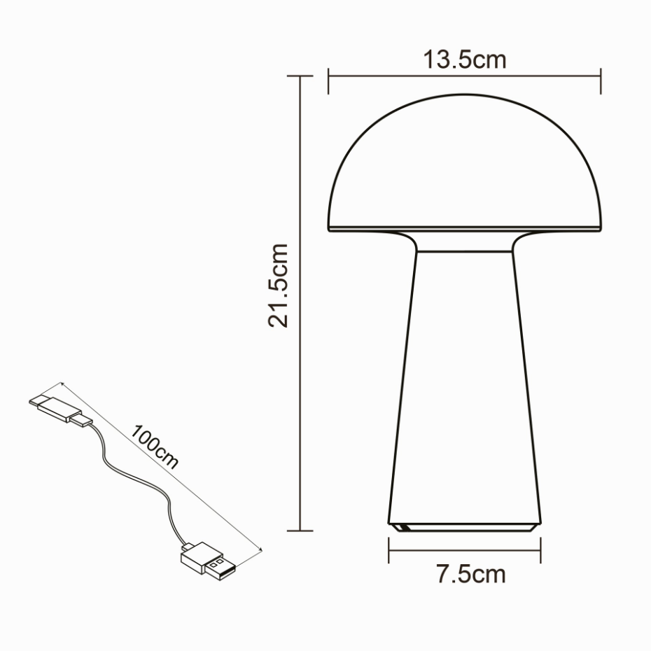 Lampe LED en métal, SIGRUN
