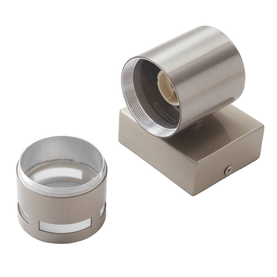 Applique extérieure en inox moderne, Azemina