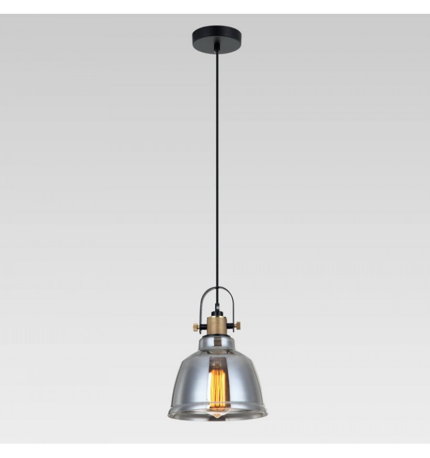 Suspension style industriel en verre - LINZ