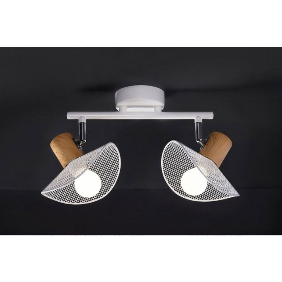 Applique 2 Spots Orientables Métal Hyde Blanc