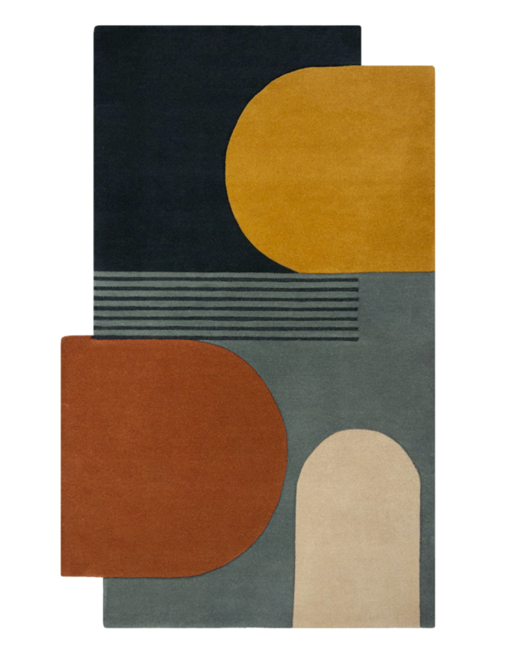 Tapis pure laine LOZENGE