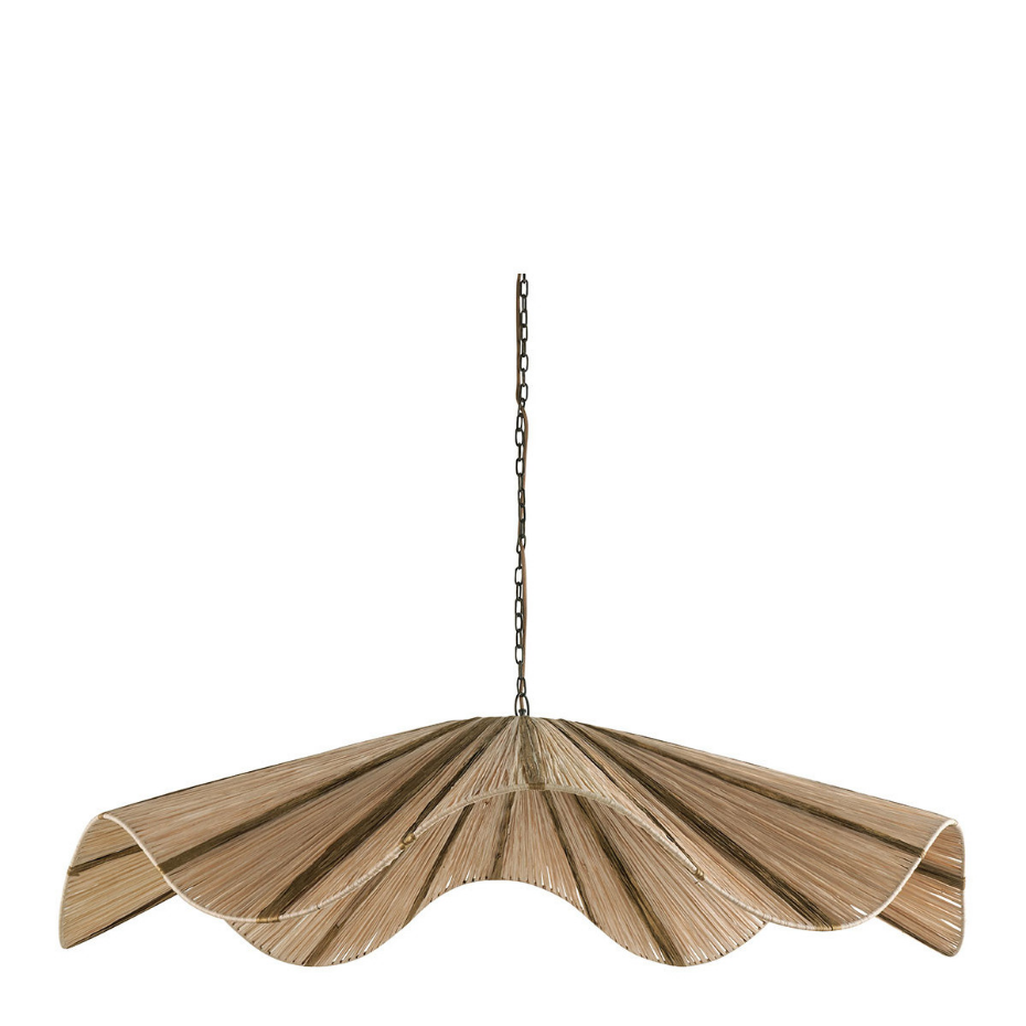 Suspension en raphia