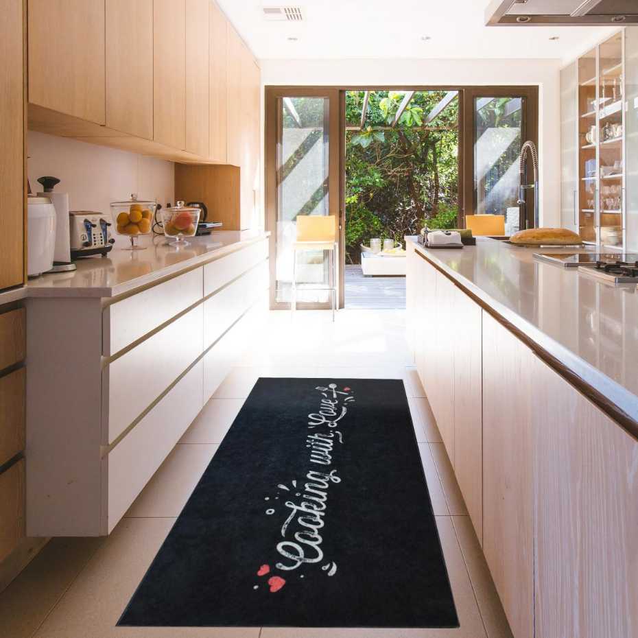 Tapis de cuisine LYN11 KITA facile d'entretien