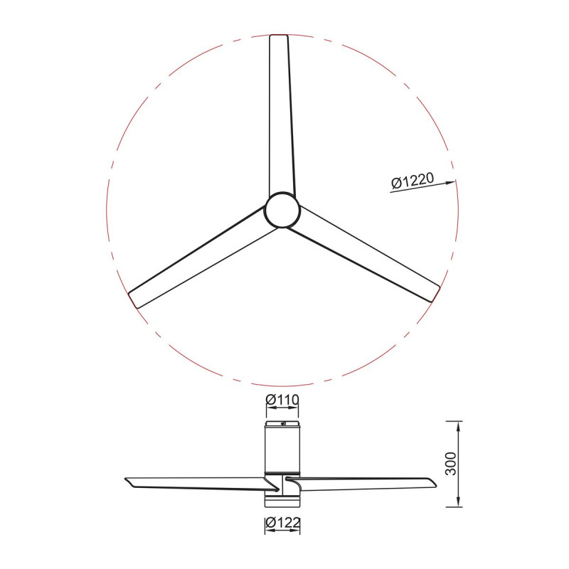 Ventilateur, UP&DOWN