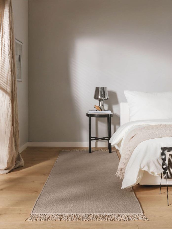 Tapis de couloir en laine tissé main LIV