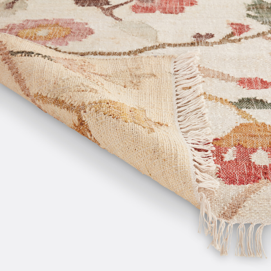 Tapis kilim en jute, Flotissy