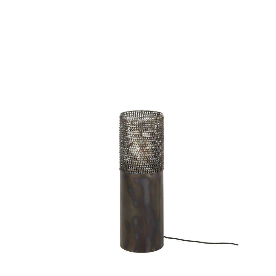 Lampadaire cylindrique ajouré 60 cm RALF