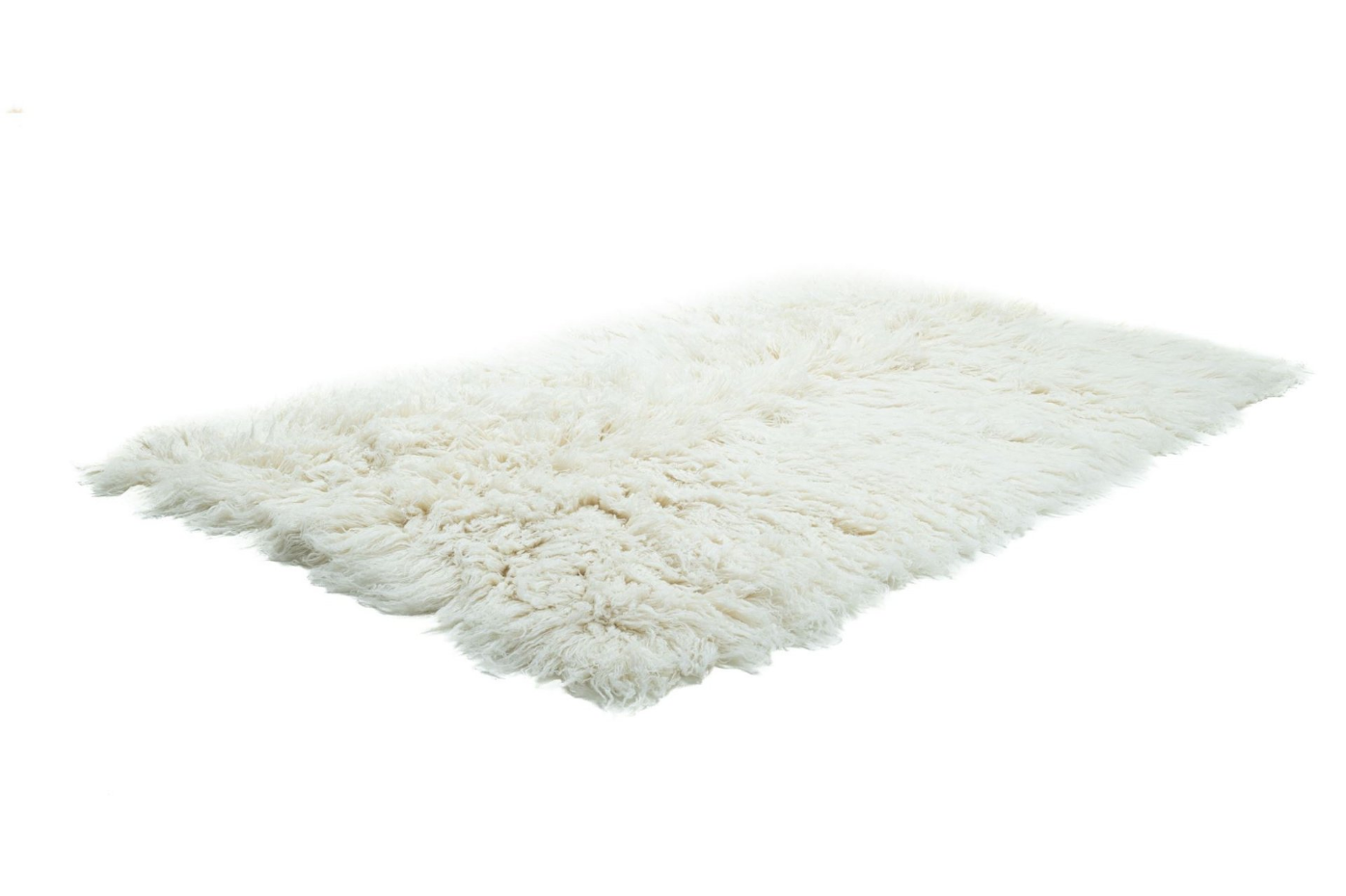 Tapis grec flokati original en laine tissé main - Flokos XXL