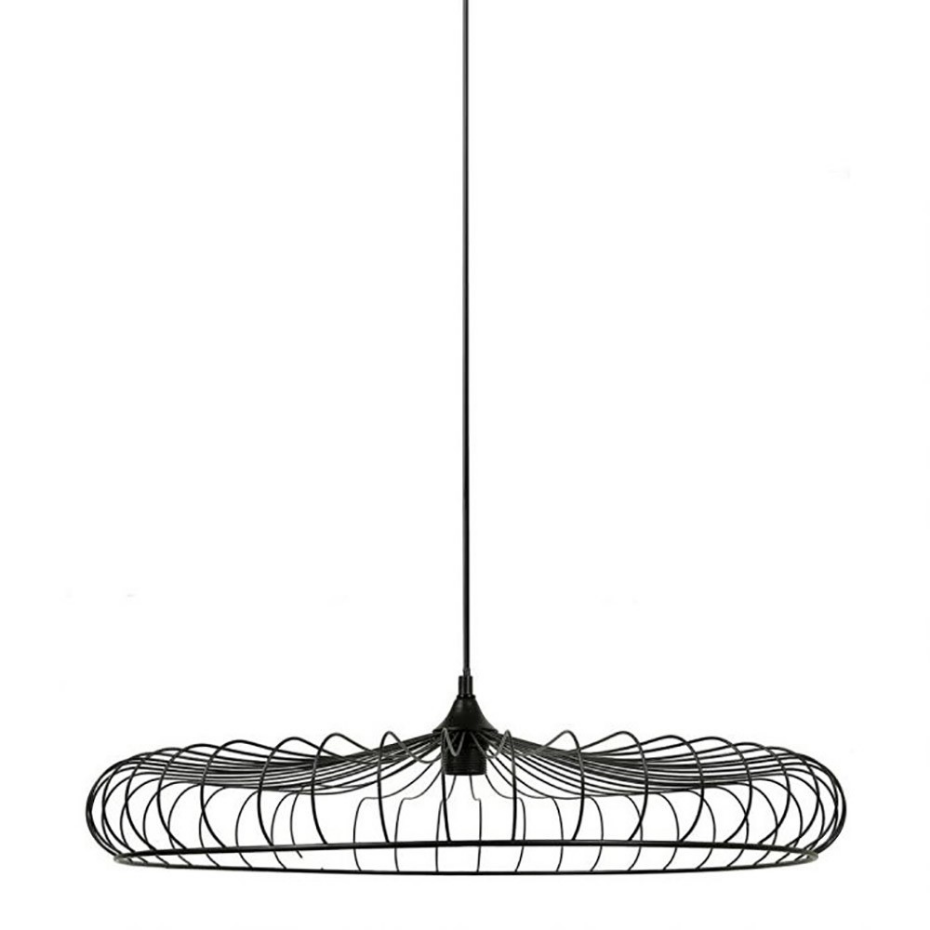 Suspension Métal Lisa Noir D65