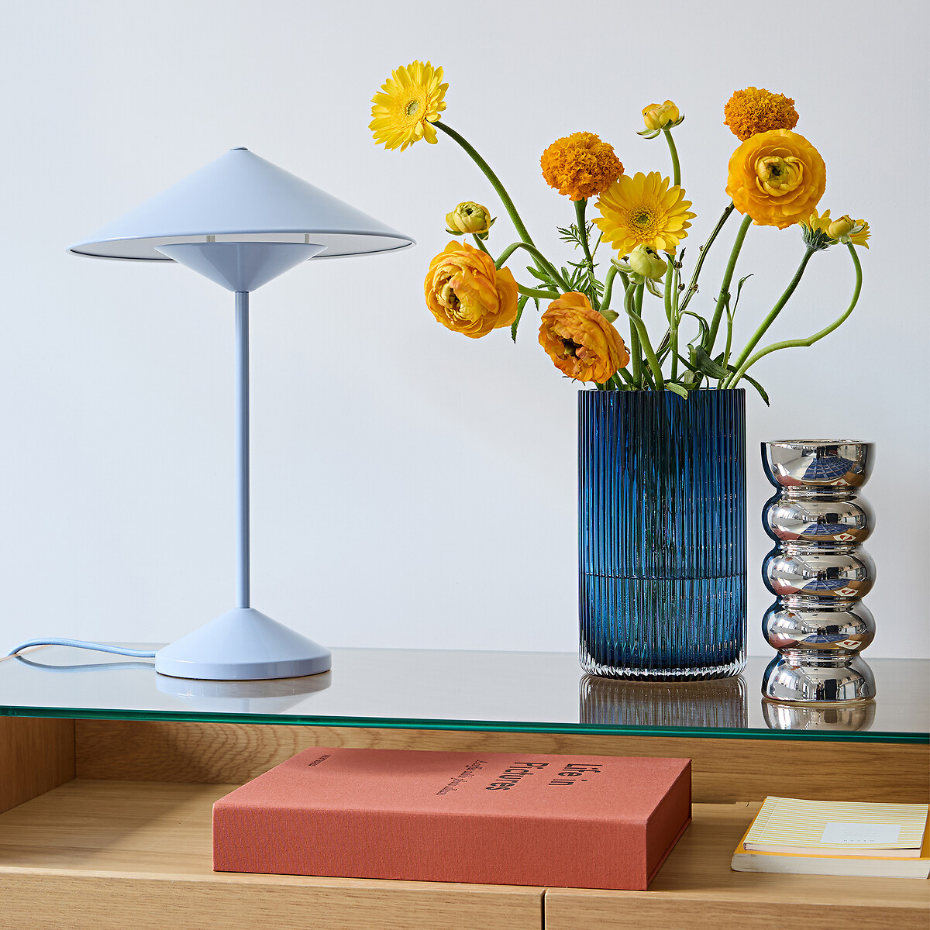 Lampe à poser en métal fer H42 cm, Coney