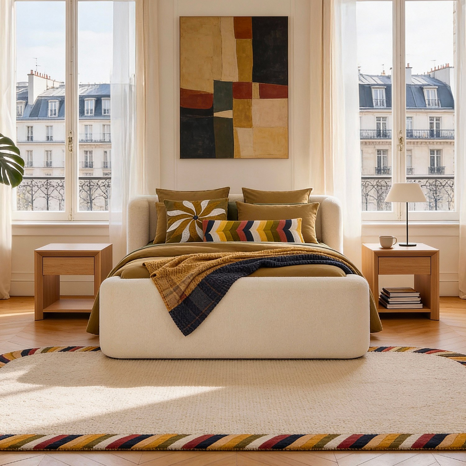 Tapis de salon laine CASTILLE