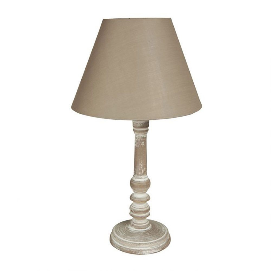 Lampe Charme Bois Taupe
