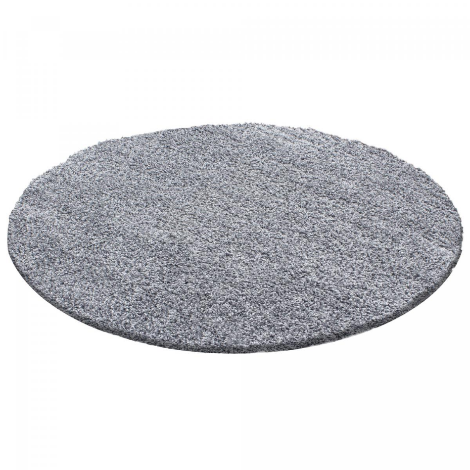 Tapis poils longs shaggy tissé motif uni UNI L