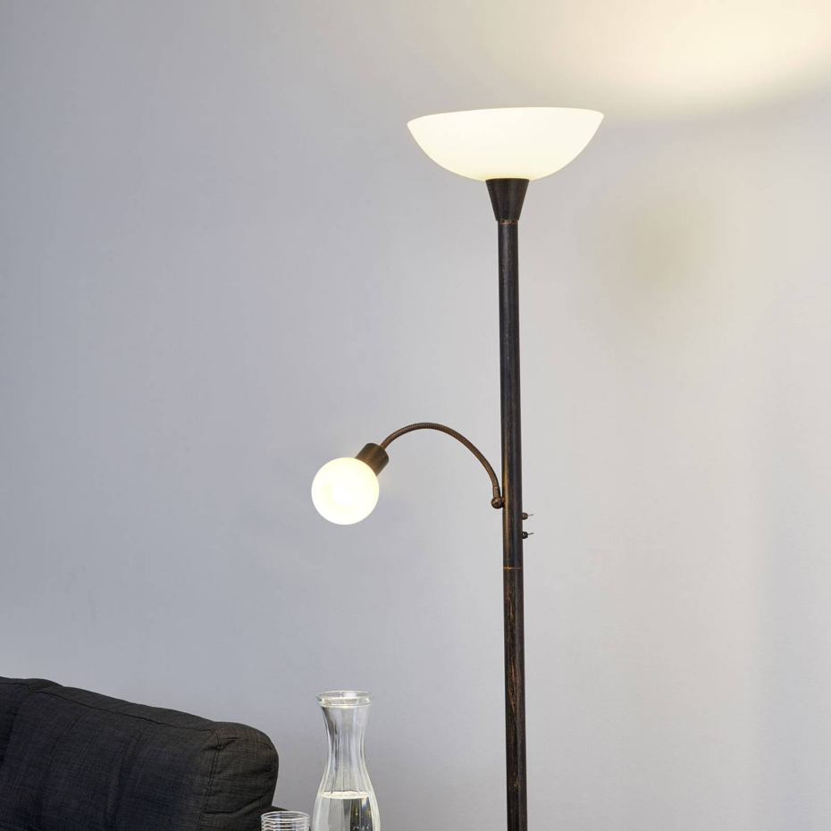 Lampadaire en métal moderne, Elaina