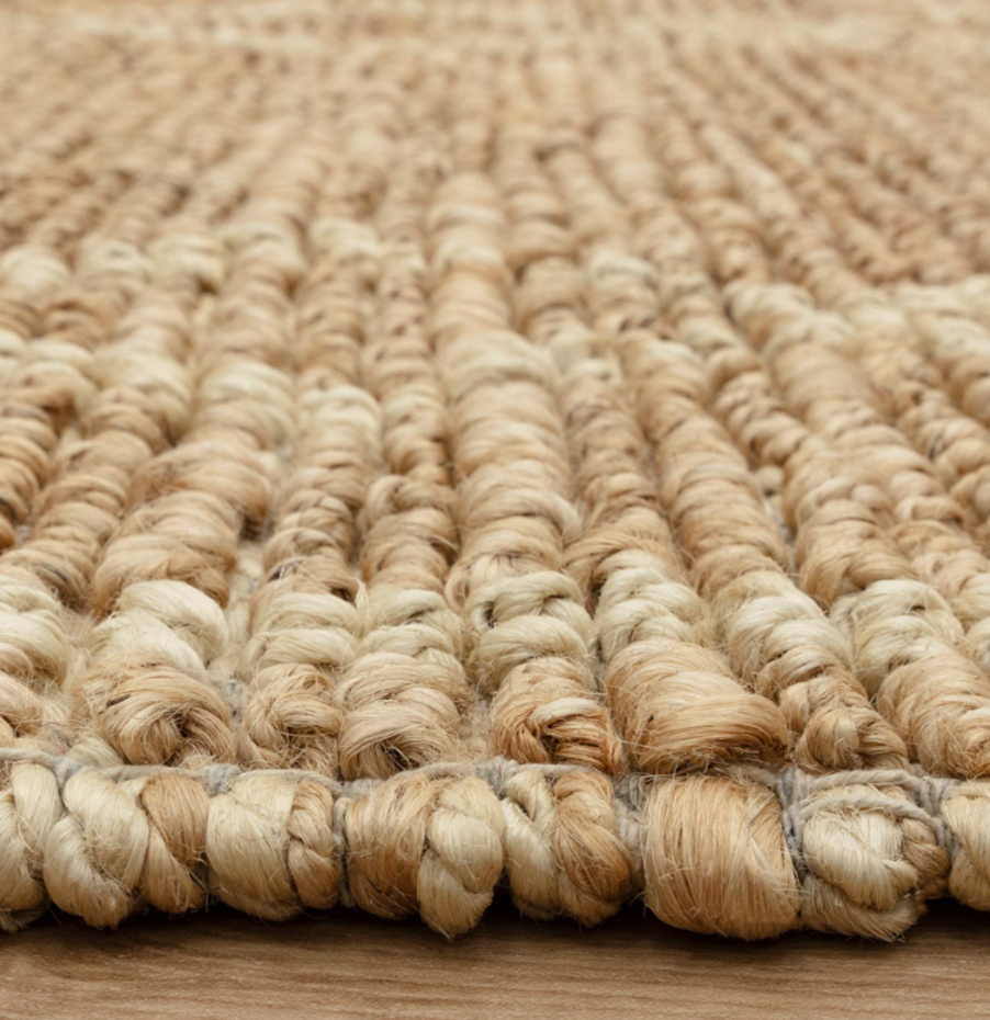 Tapis tissé main en jute AGORA