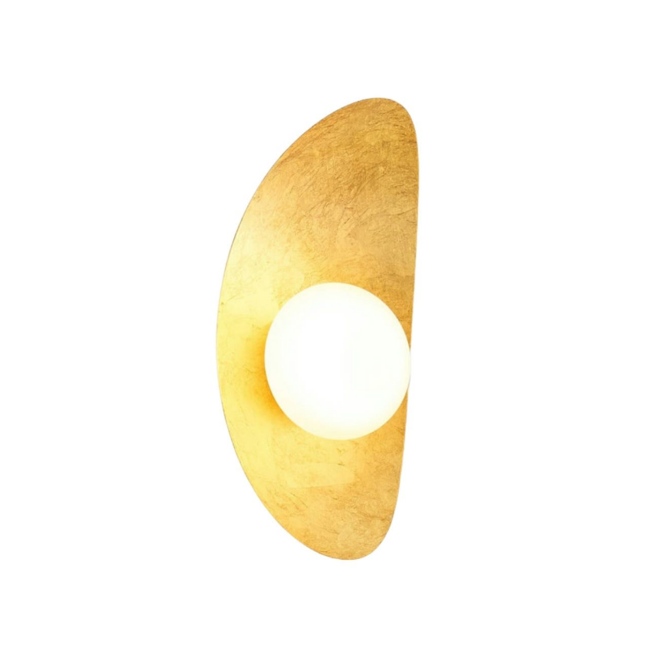 Applique à LED finition feuille d'or - ISOLA